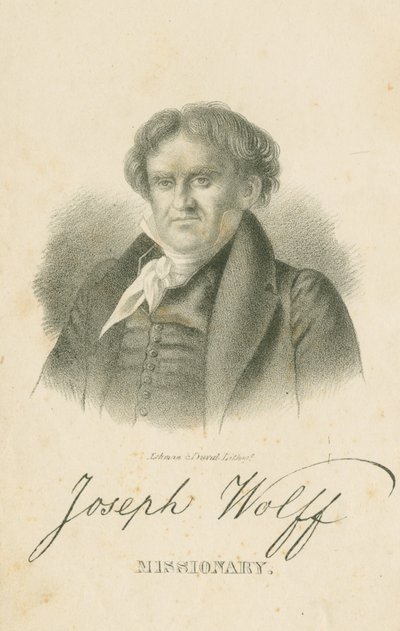 Joseph Wolff, missionario, 1835 da Albert Newsam